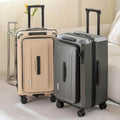Trolley bag Side-Open Expandable Carry-on Suitcase