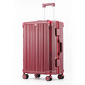 Aluminum Frame Trolley Case TSA password lock