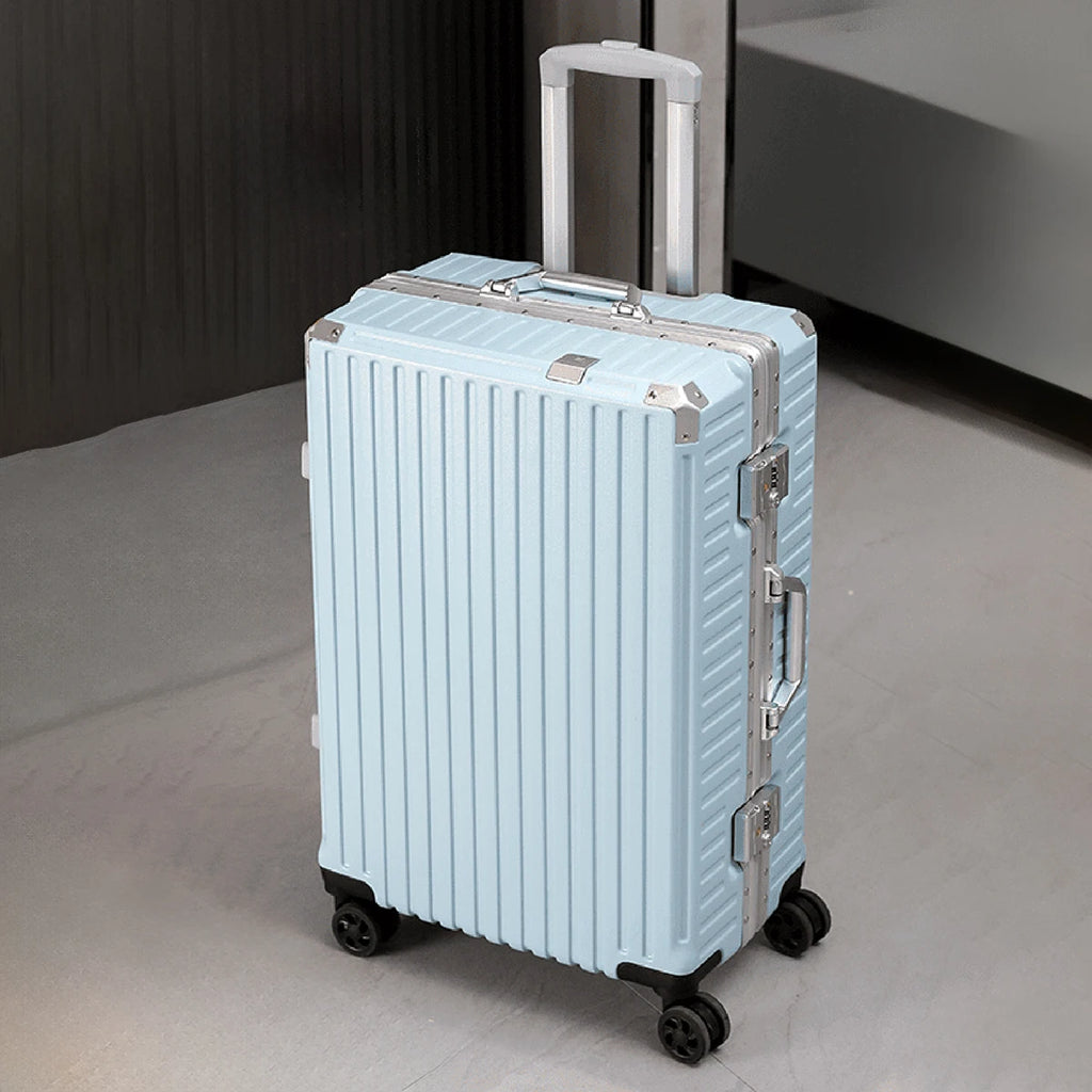 USB Travel Suitcase on Wheels Combination Lock