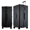 Large capacity Leather Luggage with Combination Lock