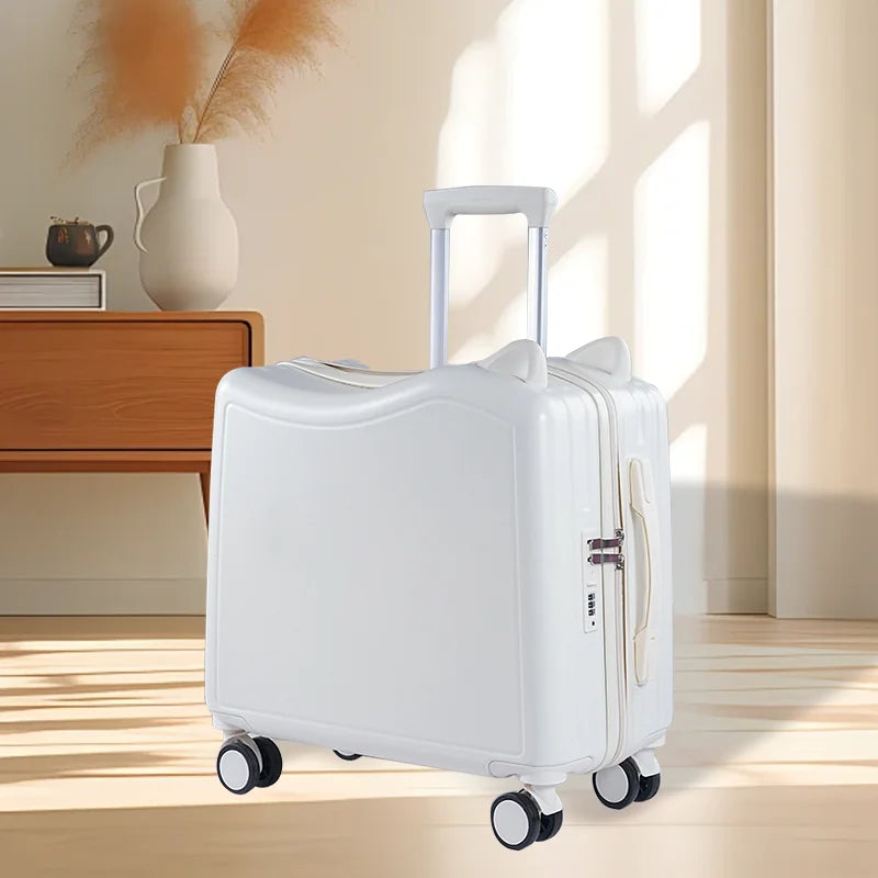 Portable suitcase combination trolley