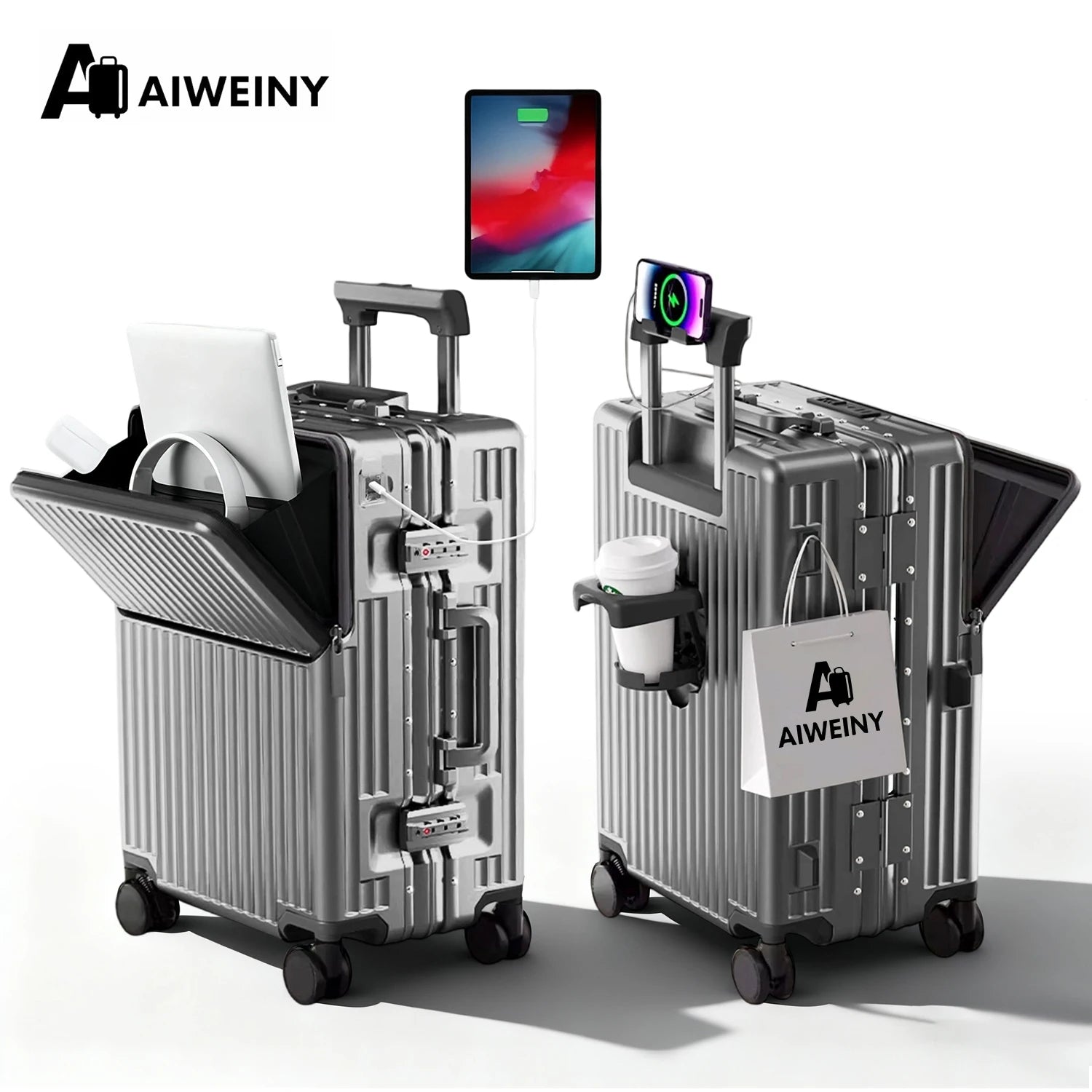 Lightweight Unisex Carry On Checked Suitcase